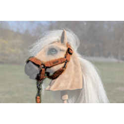 Sada ohlávky a vodítka pro hobby horse – Hnědá Sada ohlávky a vodítka pro hobby horse – Hnědá