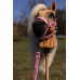 Sada ohlávky a vodítka pro hobby horse – Ružová